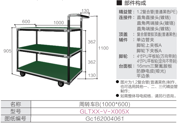 周轉車B(1000*600)